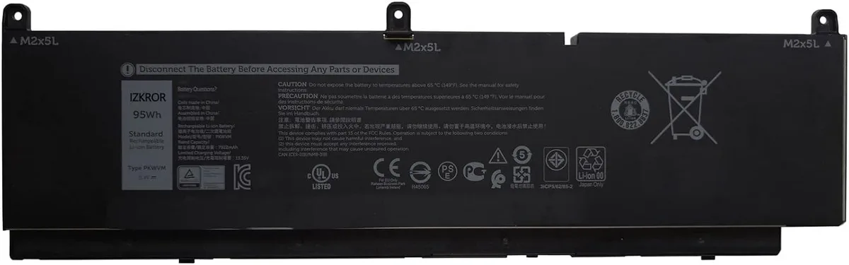 NShi NShi PKWVM 95Wh 7922mAh 6-Cells laptop battery — product photo