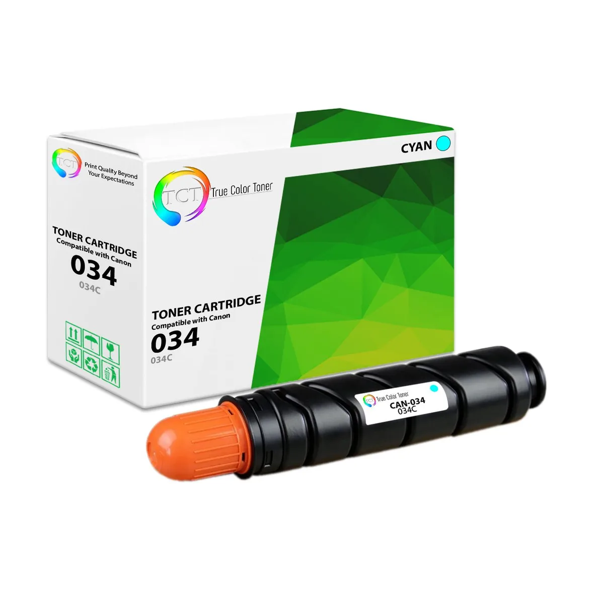 TCT TCT 034C Cyan Toner Cartridge 7300 Pages — product photo