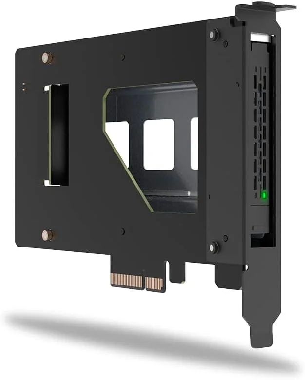 ICY DOCK ICY DOCK ToughArmor MB111VP-B U.2 U.3 NVMe PCIe 4.0 rack server — product photo