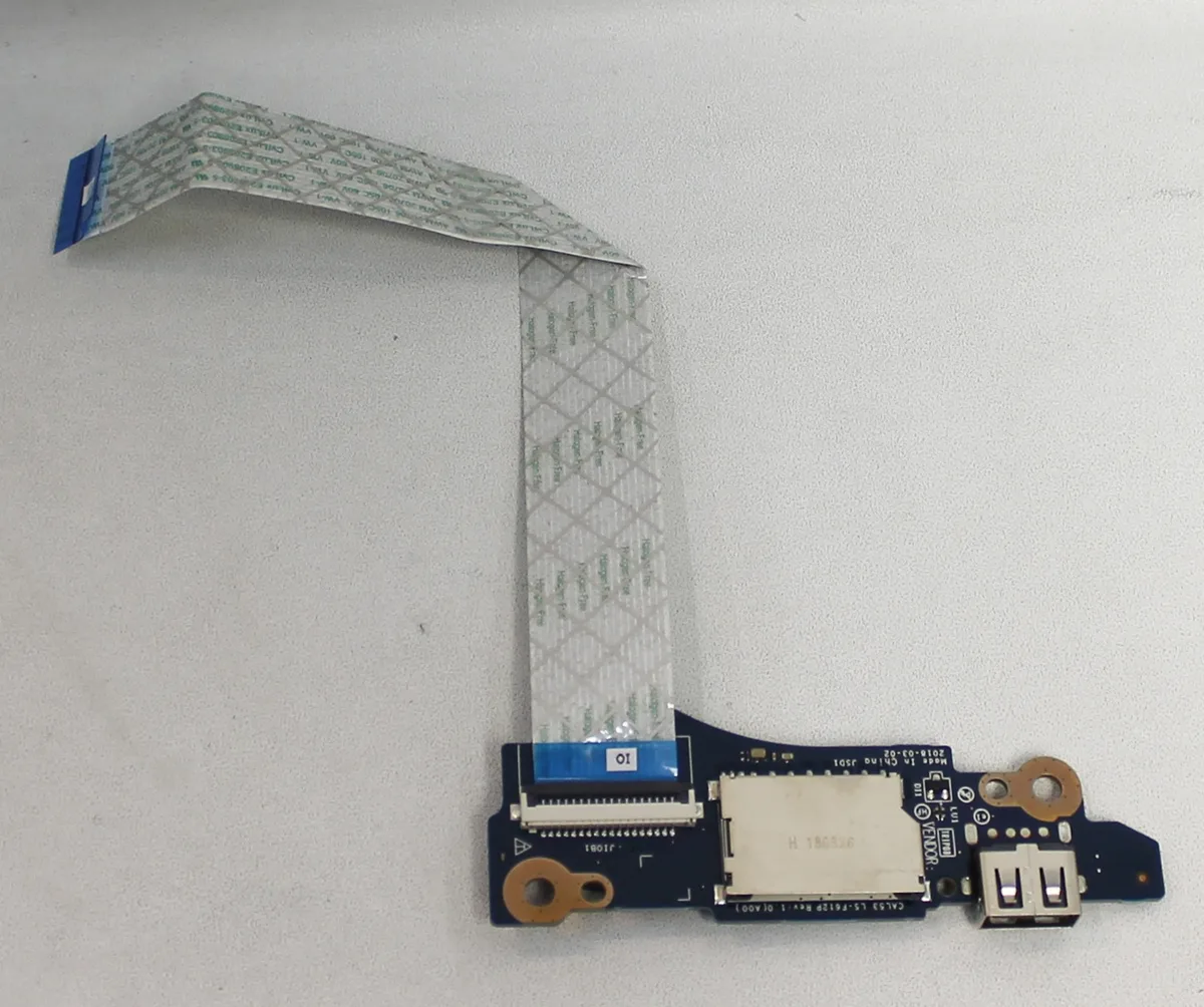 DELL DELL G Series G3 3579 USB SD Card Reader IO Circuit Board J5NYF — product photo
