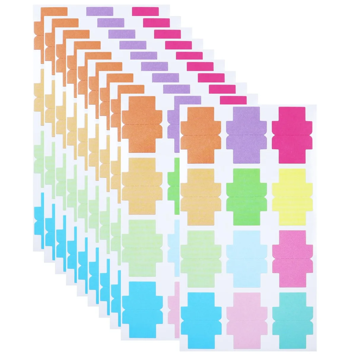  YIKTUNQ TB2505220092 Sticky Notes 120 pcs 12 colors 10 sheets — product photo