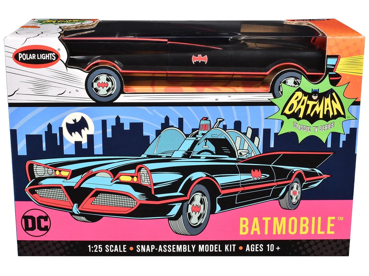 Polar Lights Polar Lights POL1007 1/25 Scale 1966 TV Batmobile Snap Model Kit hobby collectible — product photo