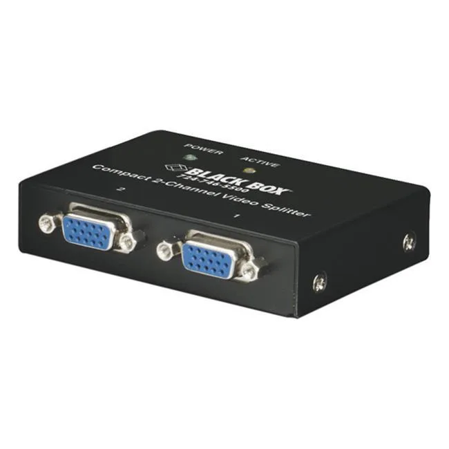 Black Box Corporation Black Box AC1056A-2 VGA video splitter 2-channel 1920 x 1440 — product photo
