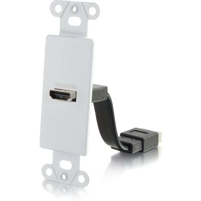Cables To Go Cables To Go 39710 HDMI Pass-Through Wall Plate White — product photo