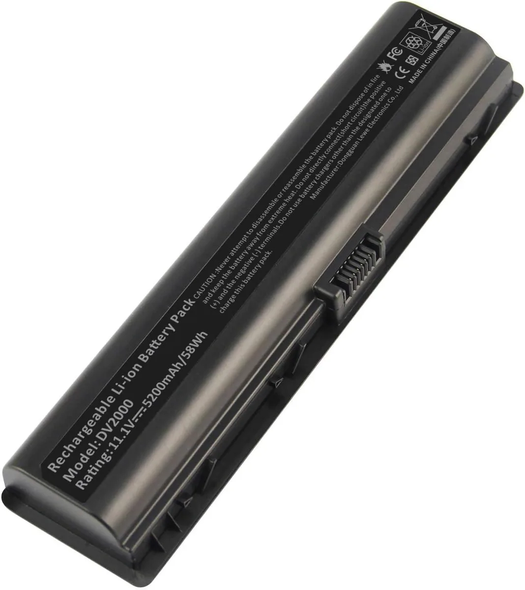 PISKEKAT PISKEKAT 11.1V 58Wh 6-Cell Laptop Battery for HP Pavilion DV2000 DV6000 Compaq Presario C700 — product photo