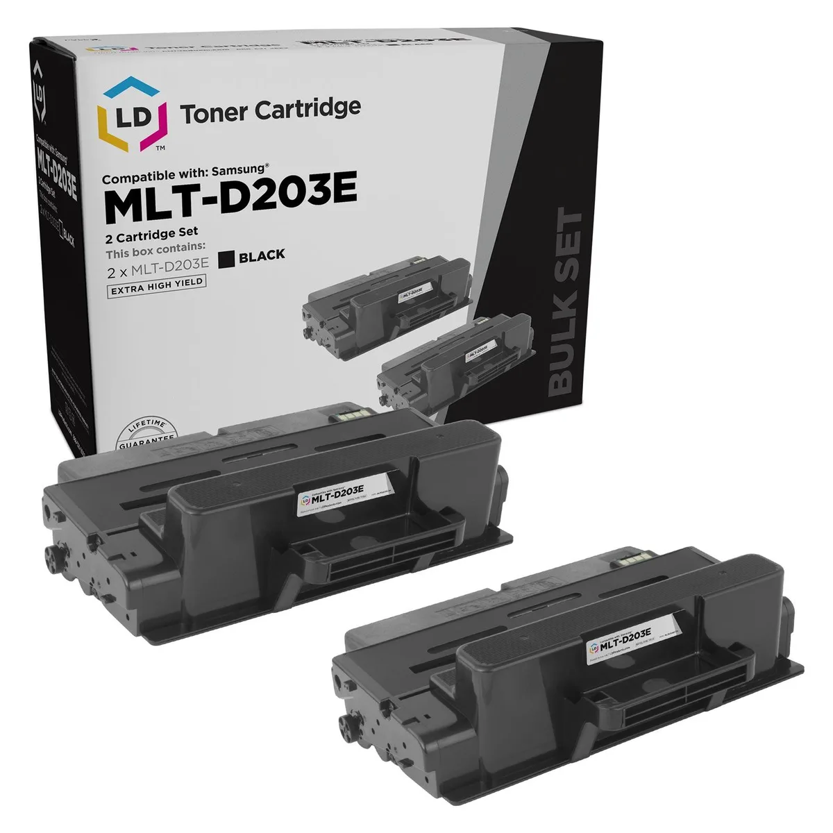 LD Products LD Products MLT-D203E Extra High Yield Black Toner Cartridge 2-Pack — product photo