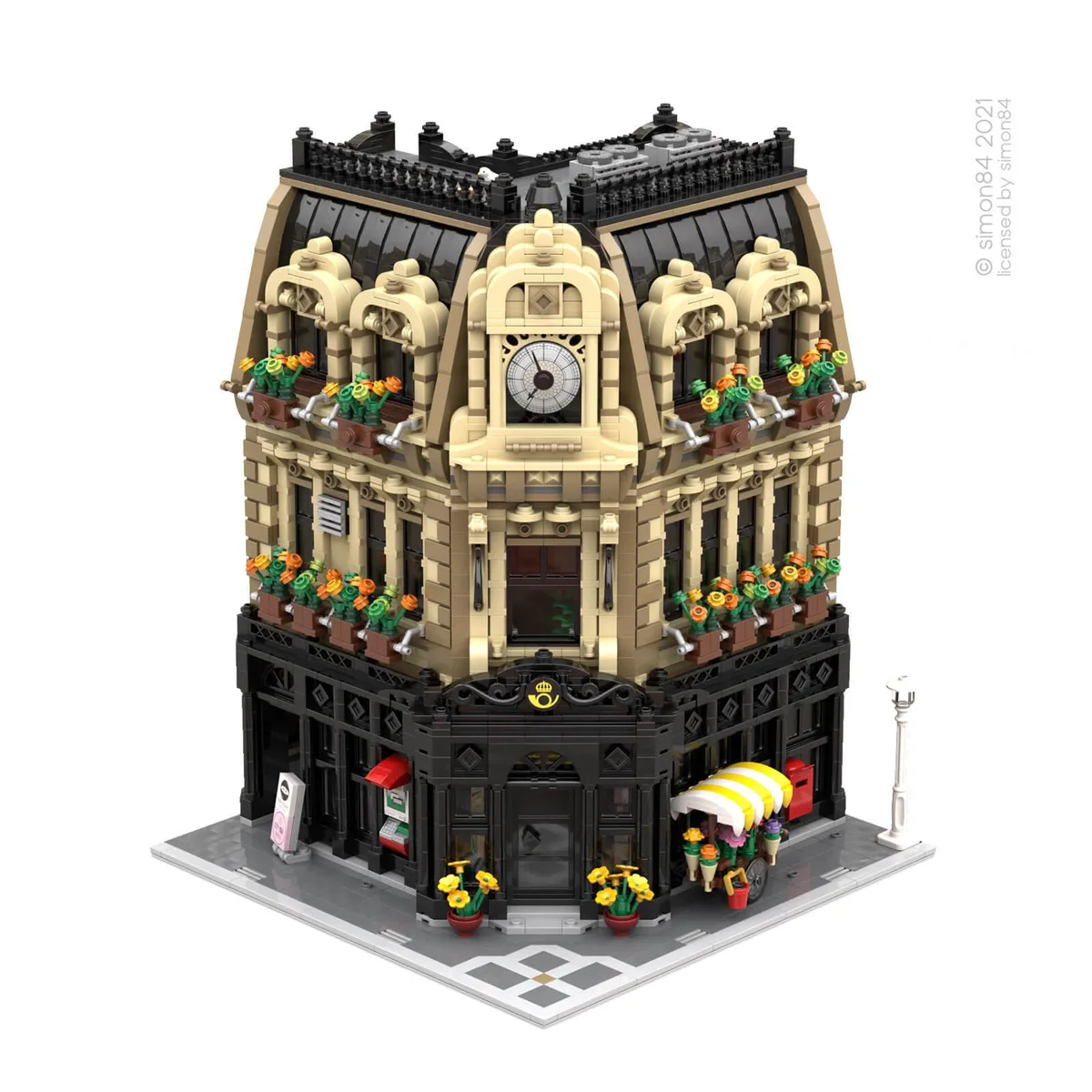 ZITIANYOUBUILD ZITIANYOUBUILD MOC-88507 Post Office 4534+ Parts Building Set — product photo