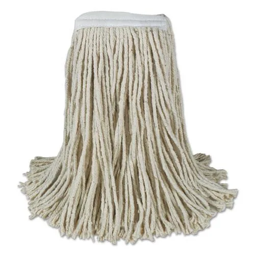 Boardwalk Boardwalk CM20024 security mop heads, 24 oz, white, 12 pack — product photo
