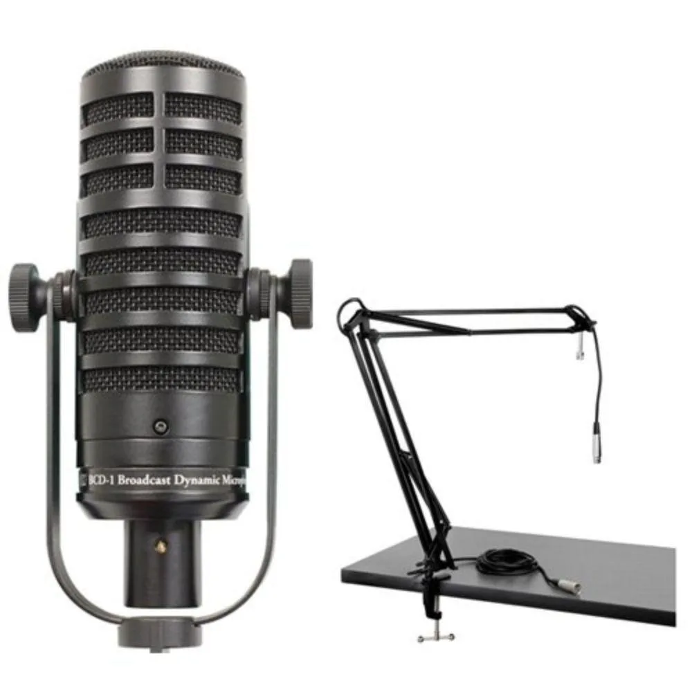 MXL Mics MXL BCD-1 Broadcast Dynamic Microphone Podcaster Package — product photo