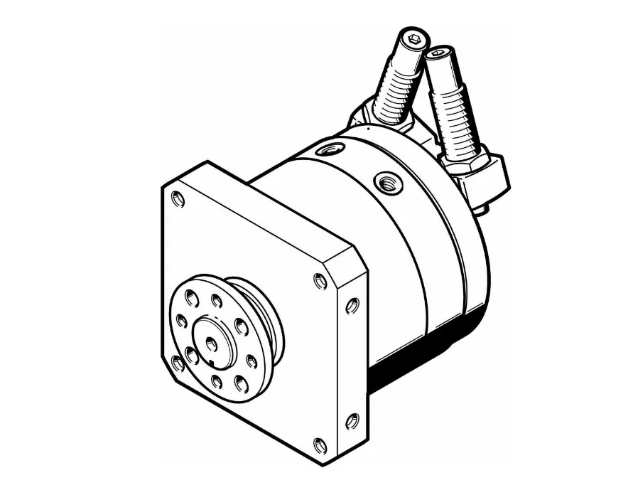 Festo Festo DSM-T-12-270-CC-FW-A-B 1145089 Rotary Actuator — product photo