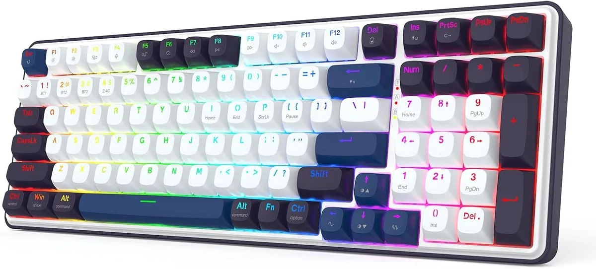 Redragon Redragon K744 PRO 99 Keys Wireless Gasket RGB Gaming Keyboard — product photo