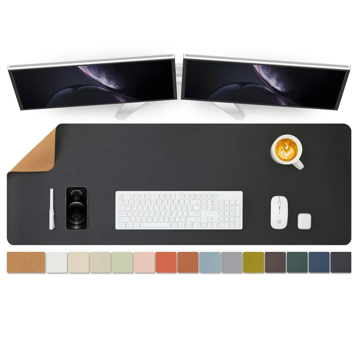 Keychron SBD-000001T 47.2"x17" Cork PU Leather Desk Mat — product photo