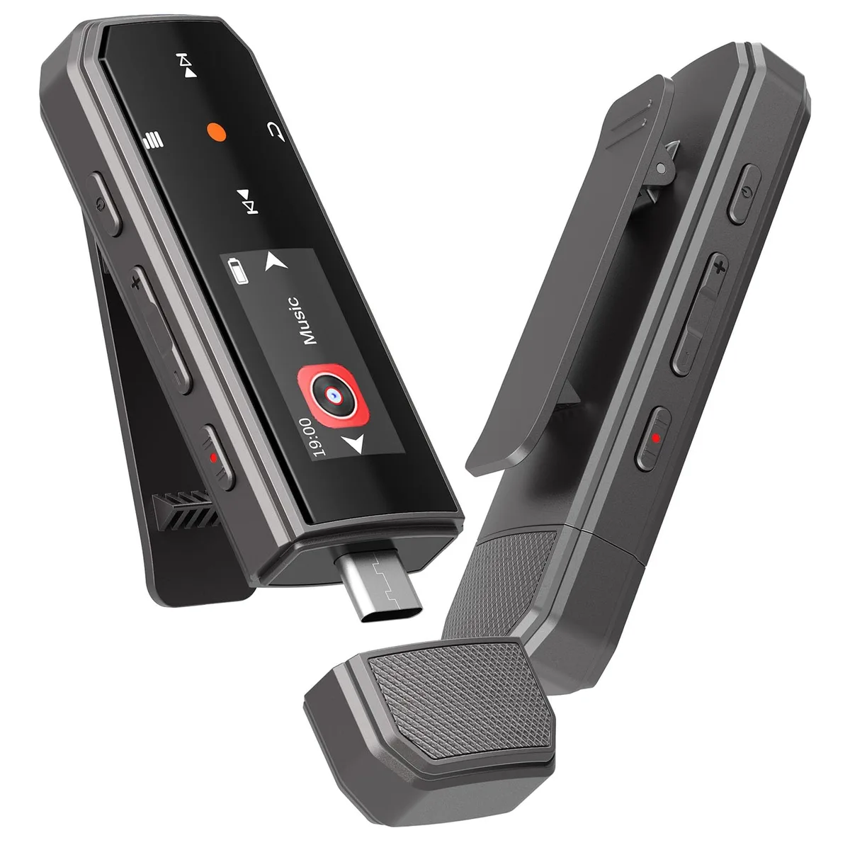  RUIZU X68 64GB MP3 Player Bluetooth 5.3 Grey — product photo