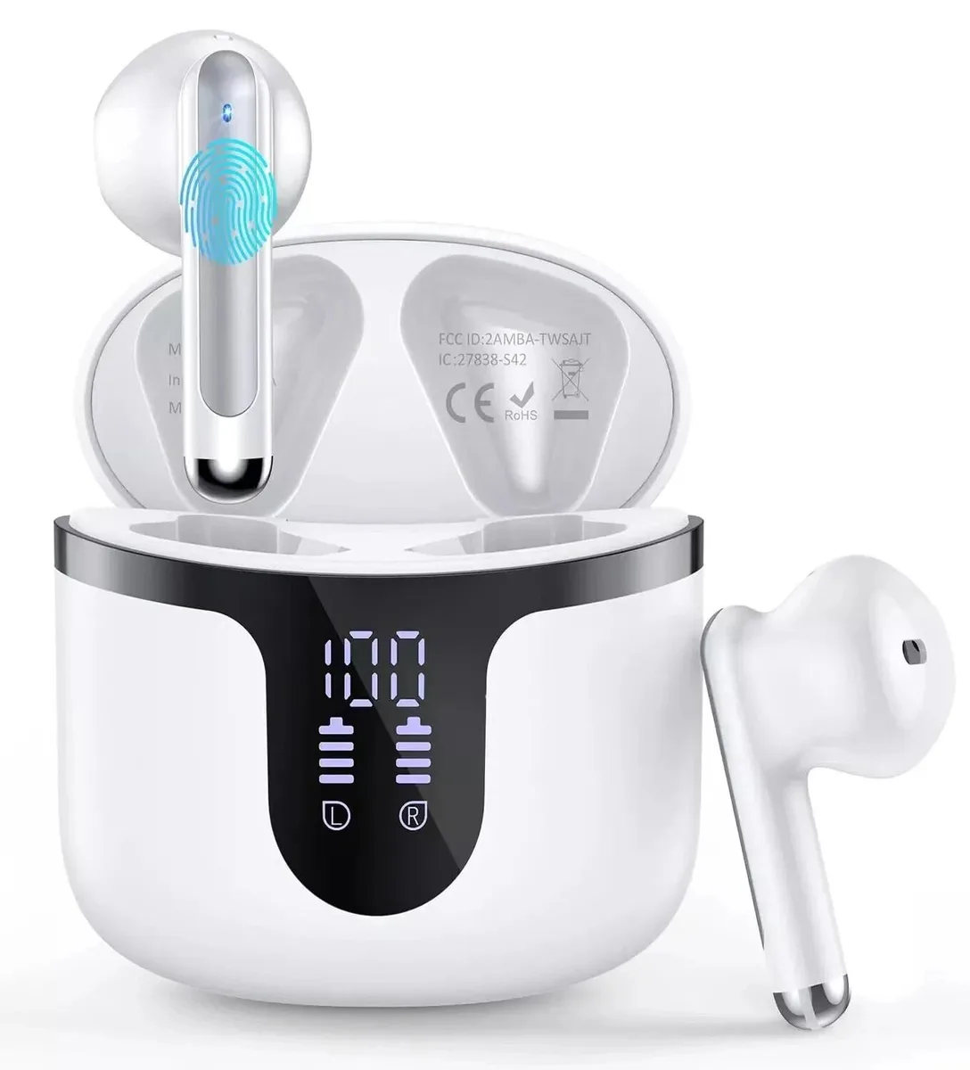 NShi NShi Wireless Bluetooth 5.3 Ear Hook Earbuds IPX5 — product photo