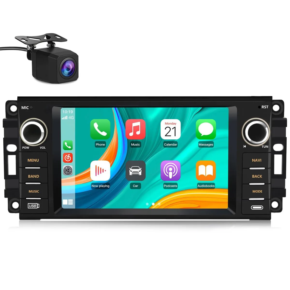 litillbuly litillbuly 7 inch Car Stereo 2GB+32GB with Camera for Jeep Wrangler JK — product photo