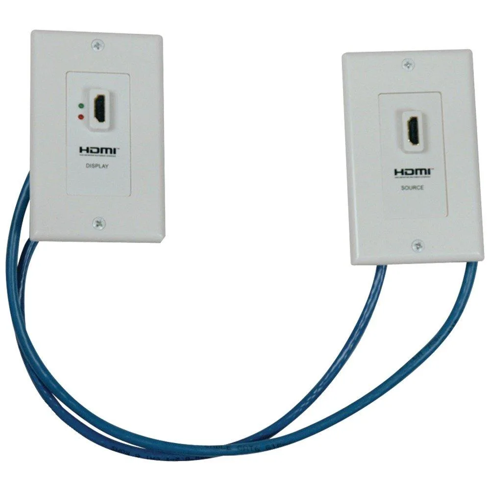 Tripp Lite Tripp Lite HDMI Wall Plate Extender Kit 4.5 in White — product photo