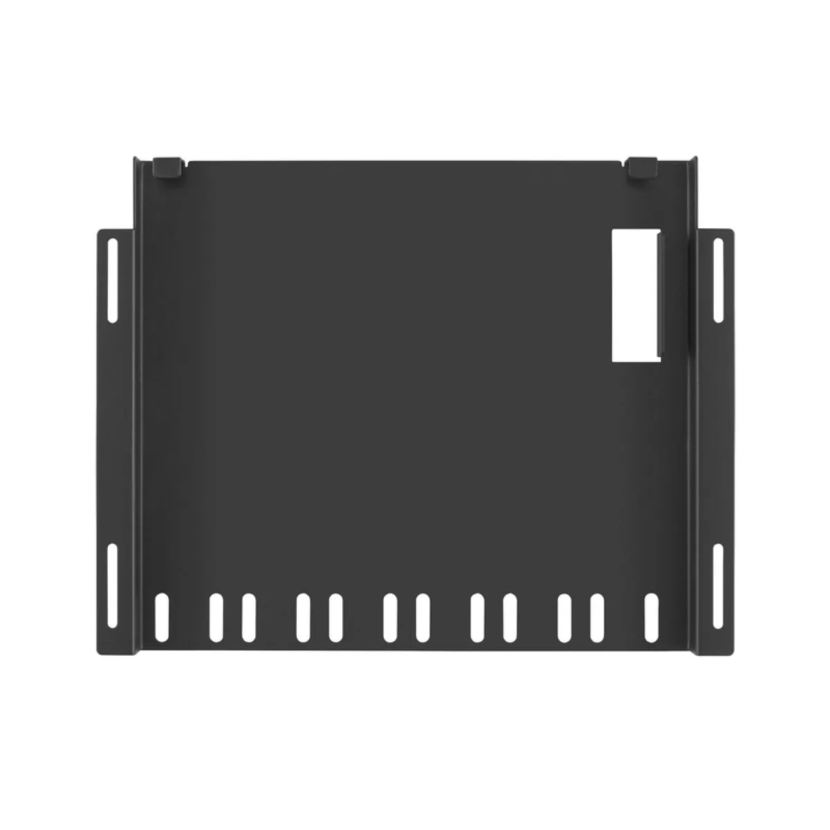 Black Belkin KVM under-desk mount bracket
