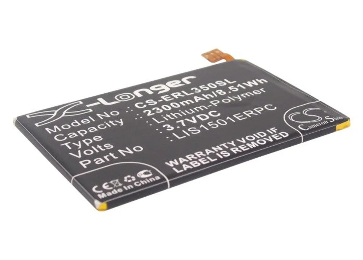 Rectangular replacement battery with flat black finish and gold contacts