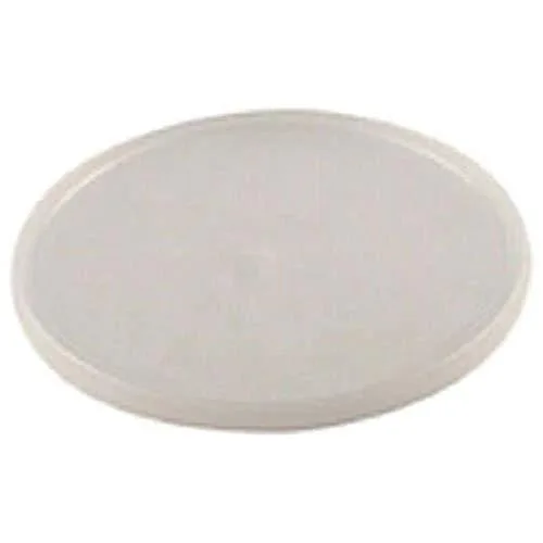 White plastic snap-lock lid for five-quart paint pails