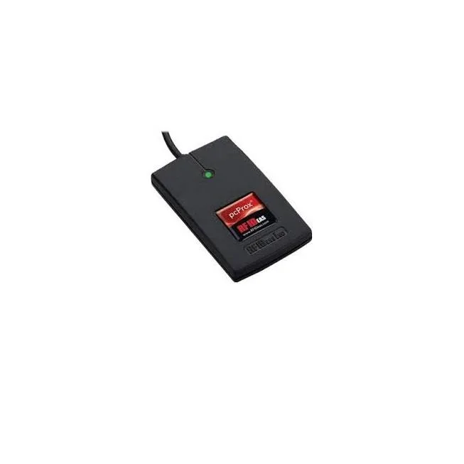 RF IDEAS PCPROX HID black desktop USB reader, 3.4" high, 2" wide, .6" deep
