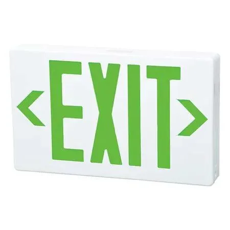 Fulham Fulham FireHorse Exit Sign FHEX21WGEM Green LED 120/277V — product photo