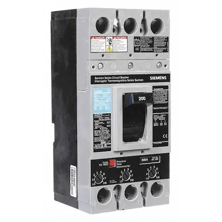 SIEMENS SIEMENS FXD63B200 Molded Case Circuit Breaker 200A 3 Pole — product photo