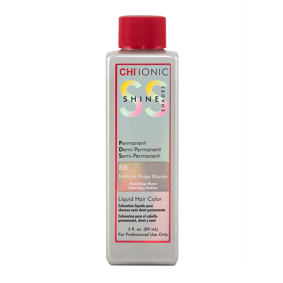 Farouk Systems, Inc. Farouk Systems, Inc. CHI Ionic Shine Shades 8B Medium Beige Blonde Hair Color 90ml — product photo