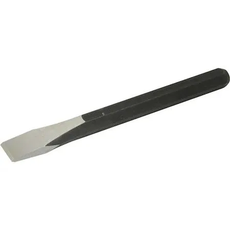 Dynamic cold chisel 7/8 by 5/8 by 8 inches black phosphate finish