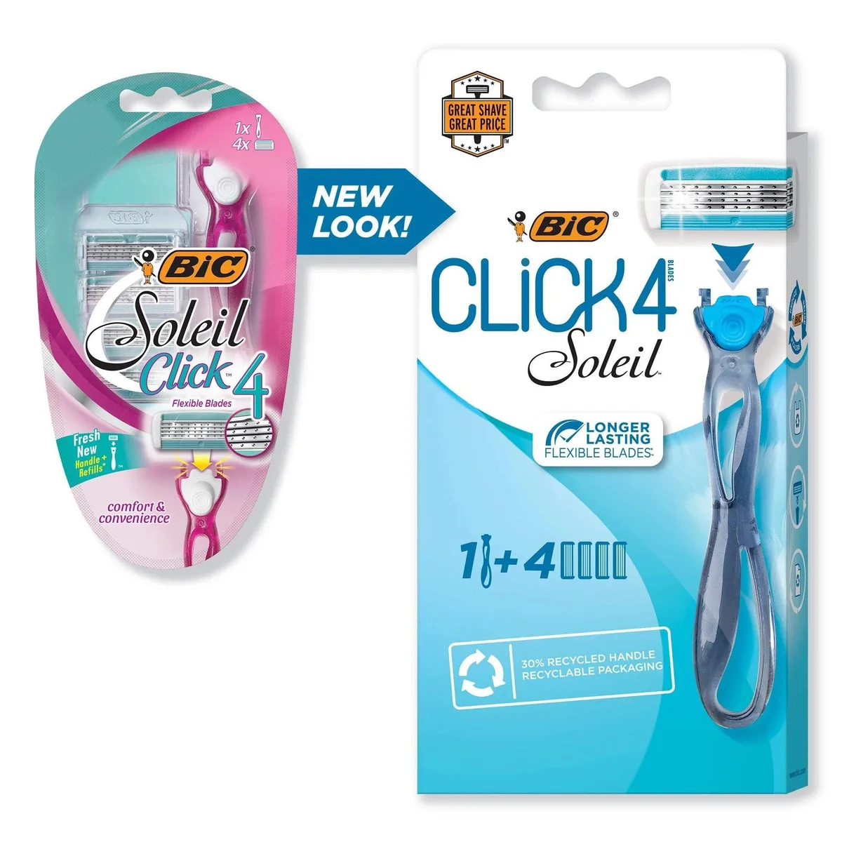 No Sew No Sew Shavers For Women 1 Handle 4 Cartridges .13 lb — product photo