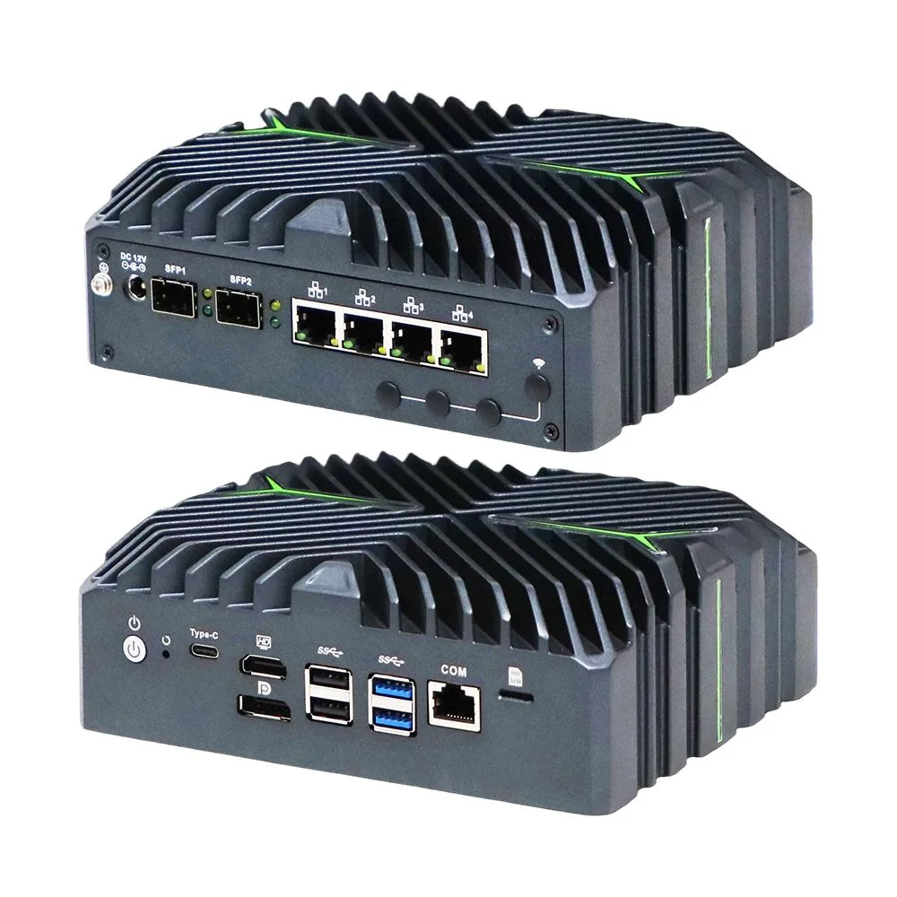 partaker Partaker H1 fanless i7-1255U firewall appliance 8GB 128GB — product photo