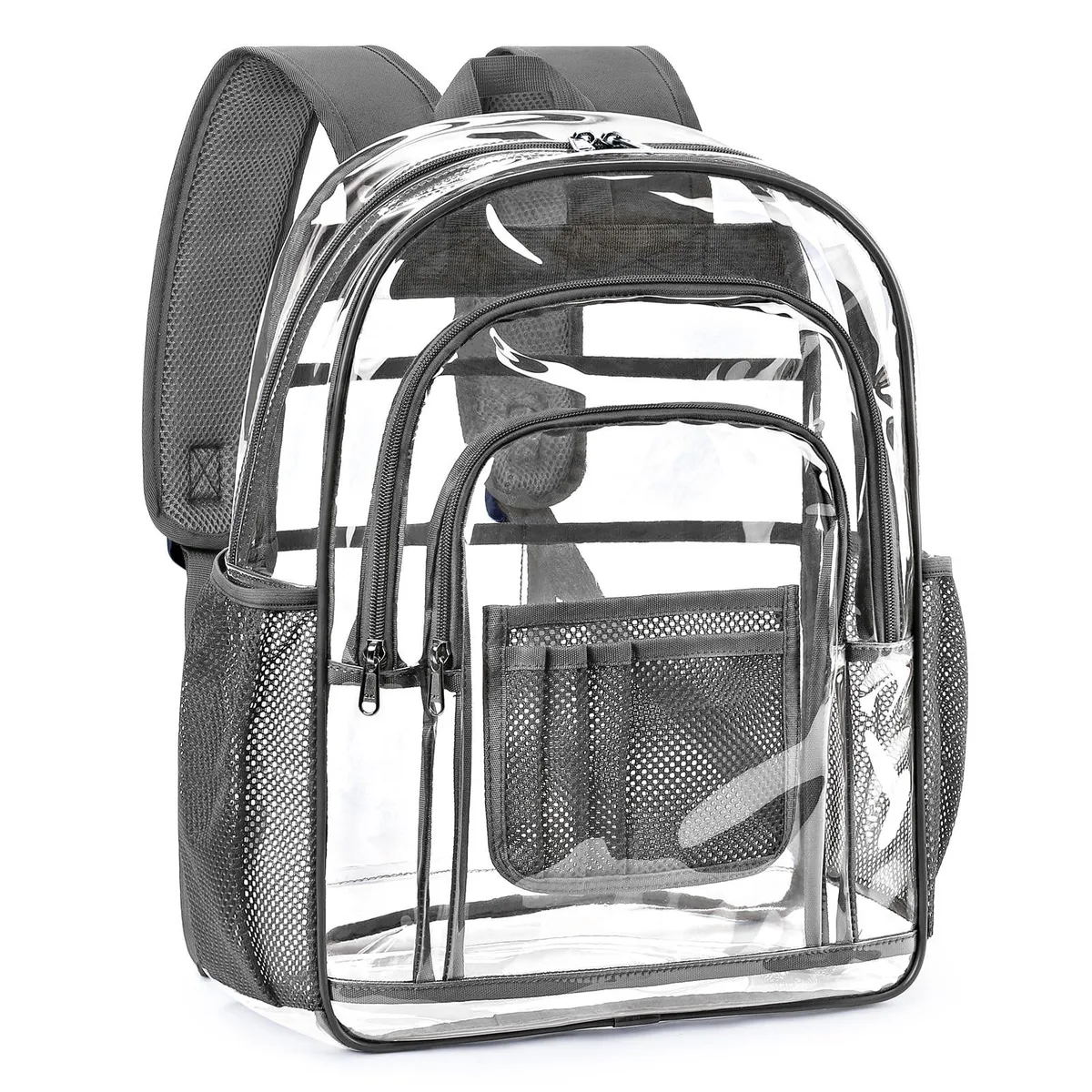Adafruit Adafruit Clear Backpack 17in PVC Grey 2 in 1 Accessories — product photo