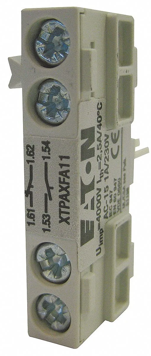 Eaton Eaton XTPAXFA11 Front Aux Contact 1NO/1NC 250V DC 440V AC — product photo