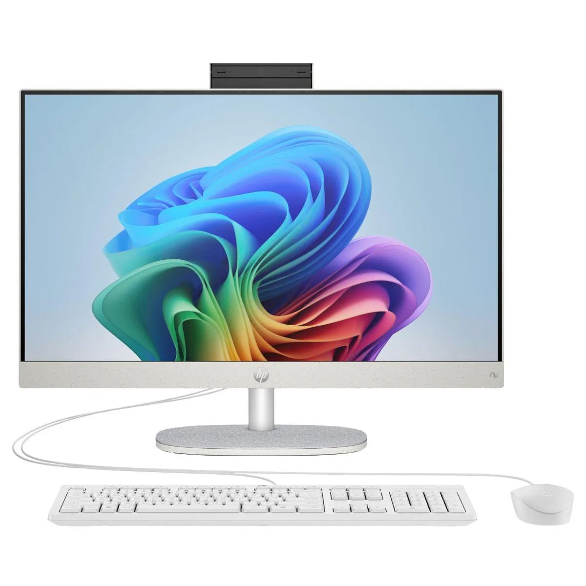HP HP 24-CR2000T all-in-one PC Intel Core Ultra 5 225U 16GB DDR5 512GB SSD 23.8" FHD IPS White — product photo