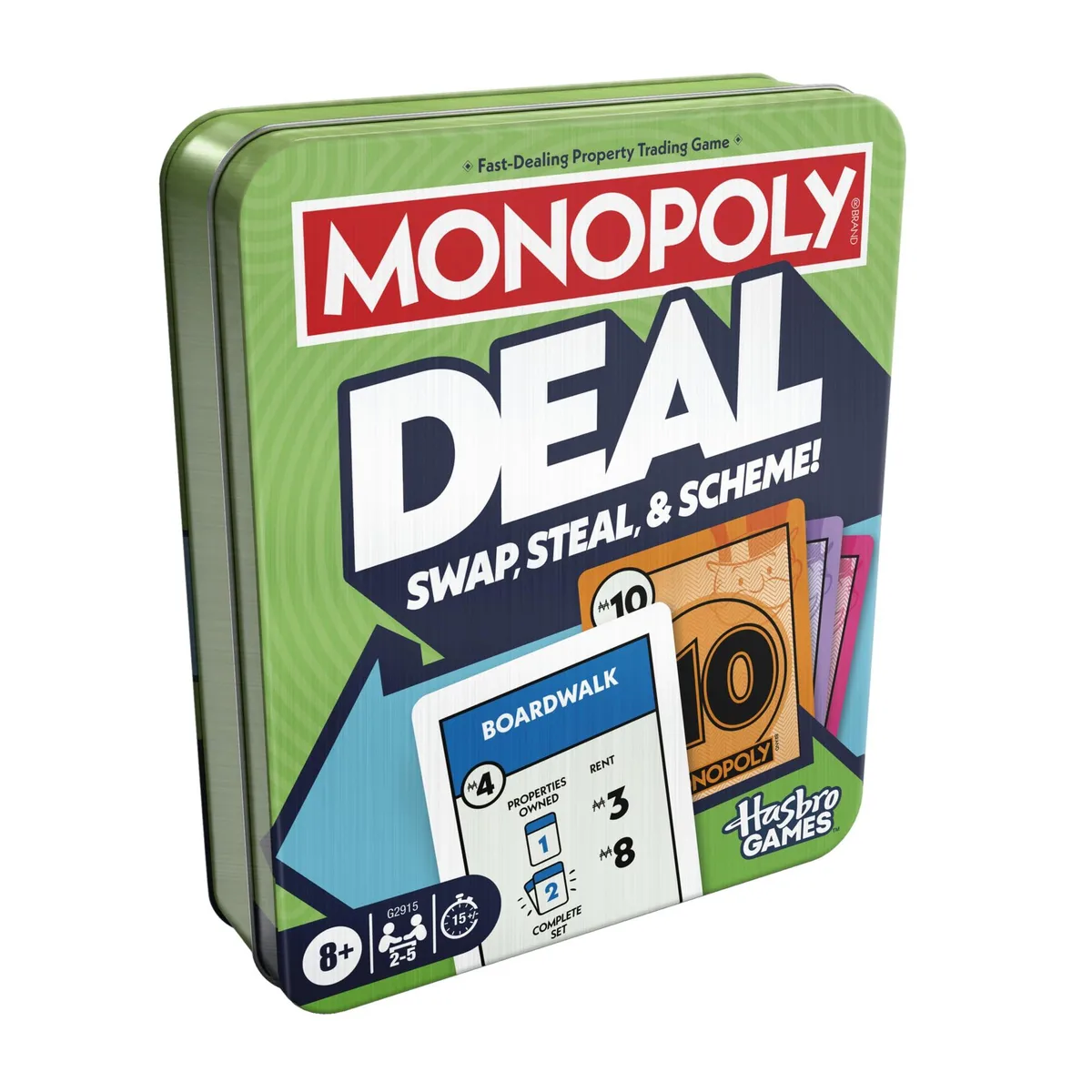  Monopoly Deal Card Game Collectible Tin G2915 — product photo