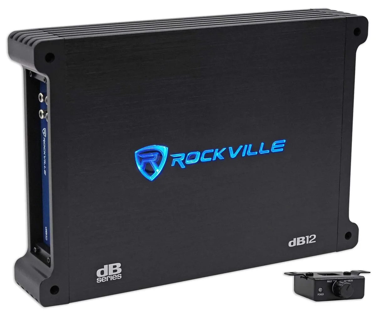 Rockville Rockville dB12 2000W Peak 500W RMS Mono 2 Ohm Amplifier 2 in 1 accessory — product photo