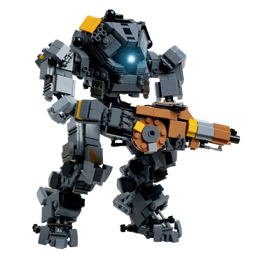 ZITIANYOUBUILD ZITIANYOUBUILD Ion-class Robot Splitter Rifle 888 Pieces MOC — product photo