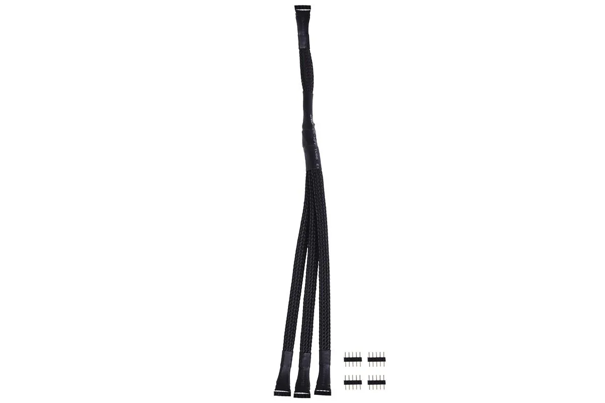 Alphacool Alphacool Y-Cable RGBW 5-Pin to 3x 5-Pin 30cm Black — product photo
