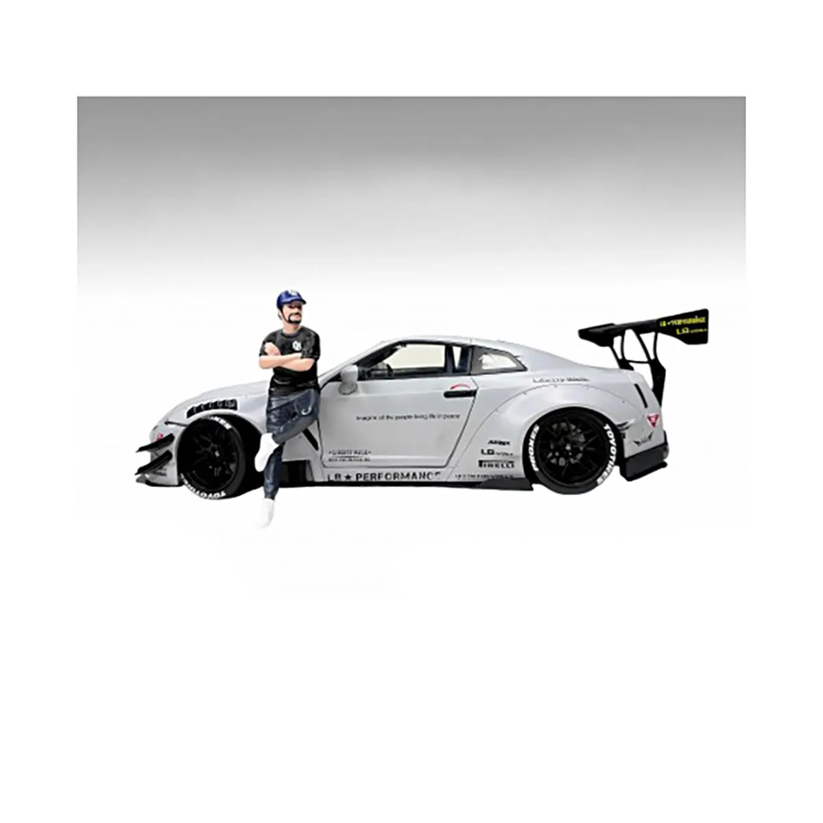 American Diorama American Diorama LB Nation Figure #1 1/24 Scale Hobby Collectible 2.875 Inches — product photo