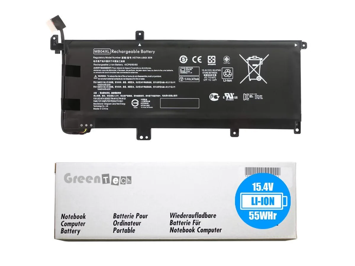 NShi NShi MB04XL 15.4V 55.67Whr 4-cell laptop battery for HP Envy X360 15-AQ M6-AQ — product photo