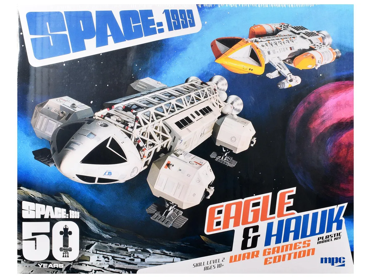 Mpc Mpc Eagle and Hawk War Games Edition "Space: 1999" 1/72 Plastic Model Kit hobby collectible — product photo