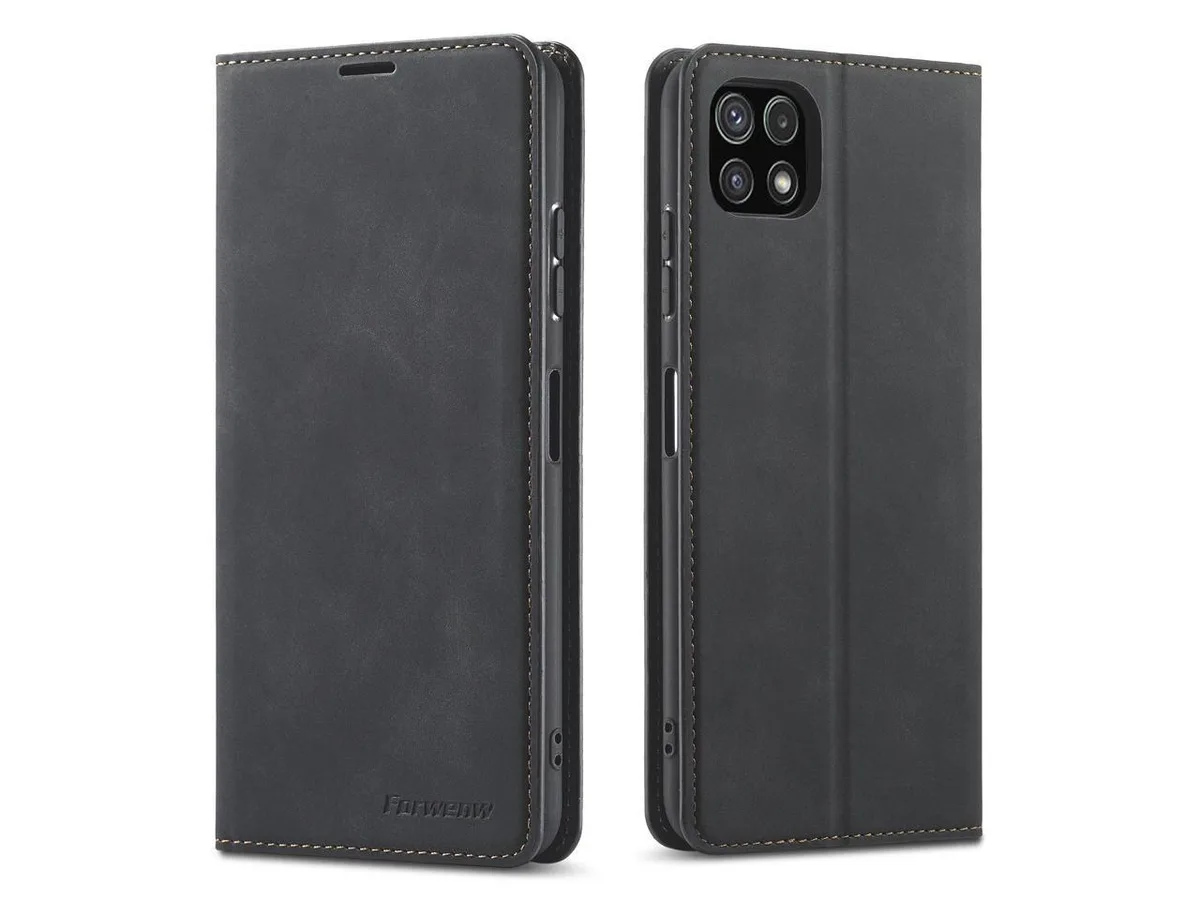 BONAEVER BONAEVER Samsung Galaxy A22 5G Premium PU Leather Flip Wallet Case — product photo