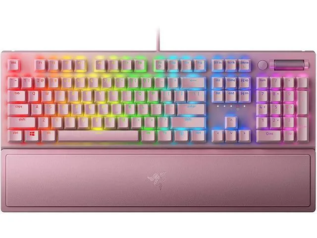 Corn Electronics Corn Electronics BlackWidow V3 Green Switch Gaming Keyboard Quartz 104 Keys — product photo