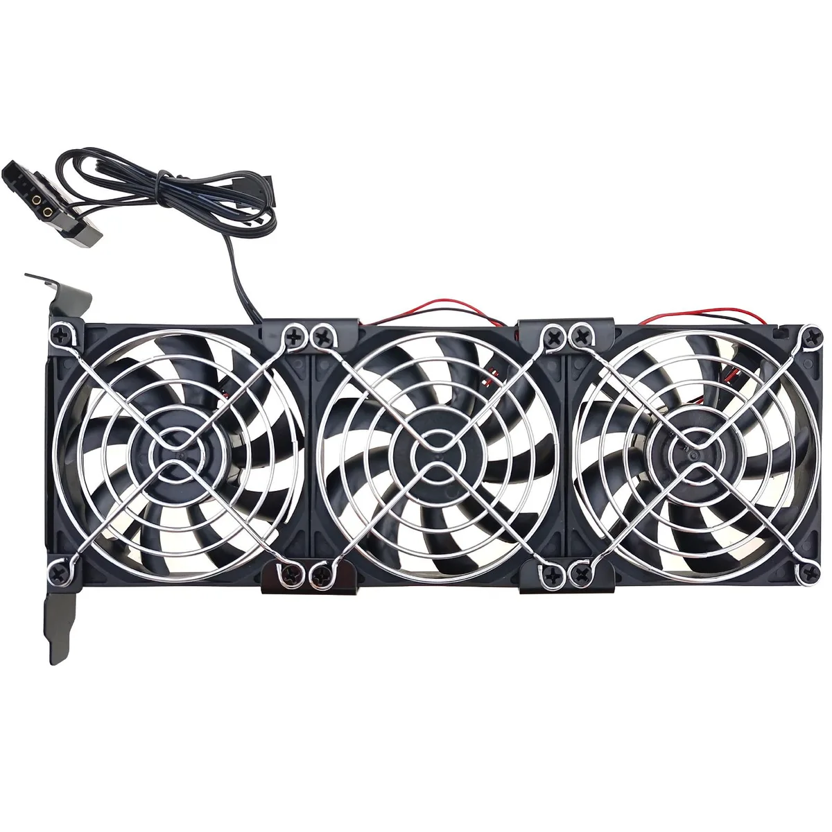Orange Juice Technology Orange Juice Technology PCI Slot Cooler Triple 80mm Fan 2300rpm 3pin 4pin — product photo