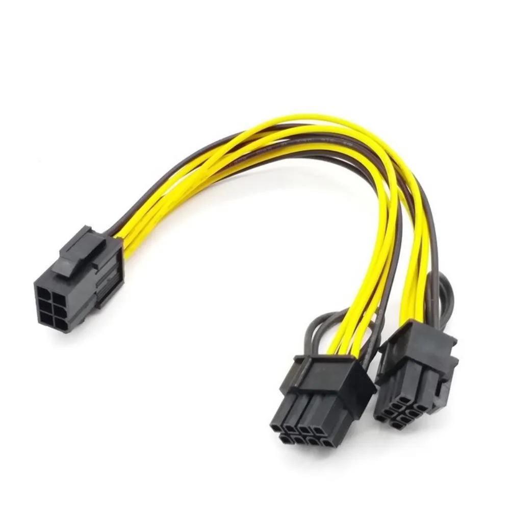 Ruth's sister Ruth's sister PCIe 6 Pin to Dual 6+2 Pin 8 Pin Power Splitter 20 cm — product photo