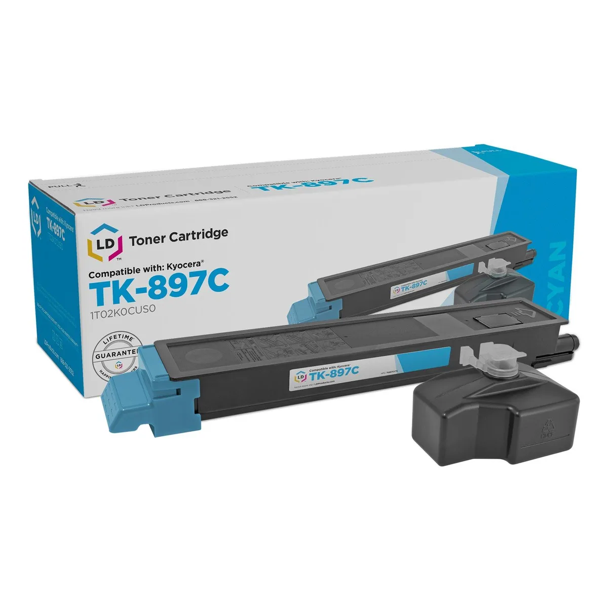 LD Products LD Products Compatible Toner Cartridge TK-897C Cyan 6000 pages — product photo