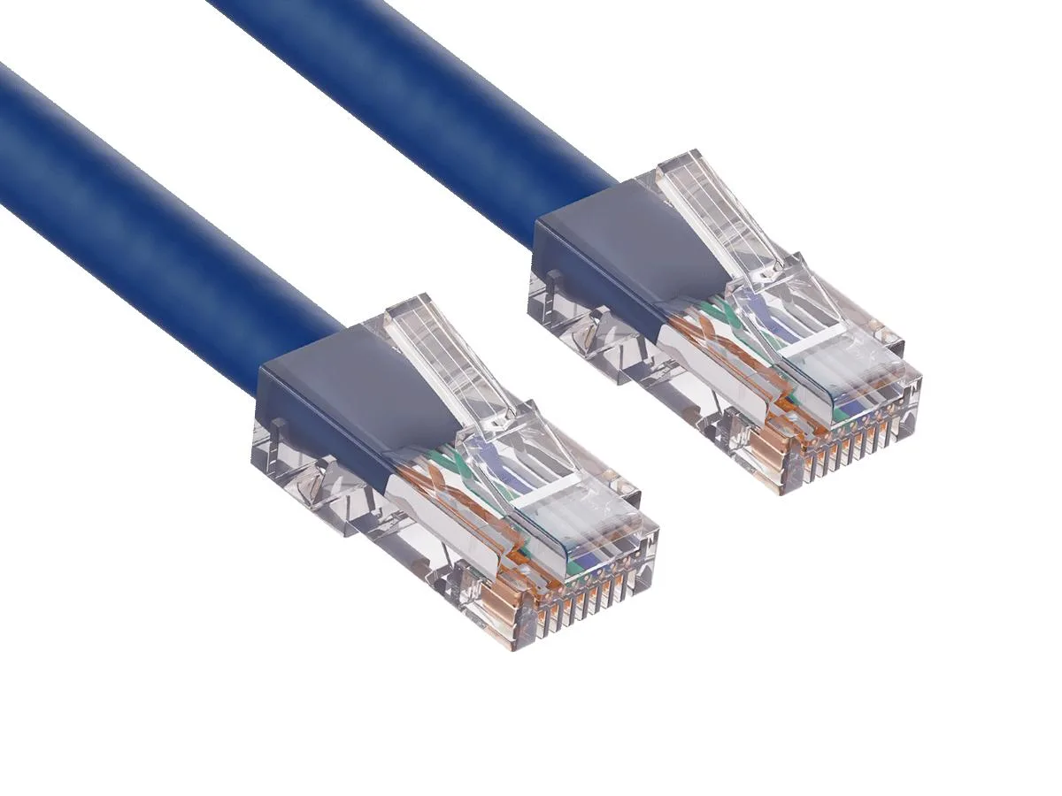 Cable Leader Cable Leader 100ft Cat5e Non-Booted Ethernet Cable Blue — product photo