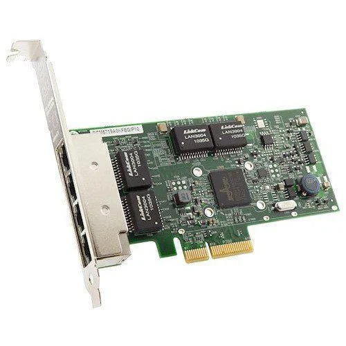 Lenovo Lenovo 7ZT7A00484 ThinkSystem Broadcom NetXtreme PCIe 1Gb 4-Port RJ45 Ethernet Adapter network card — product photo