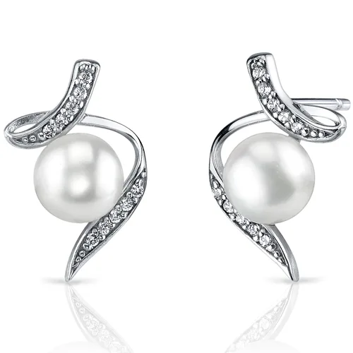 Oravo Oravo SE8342 6.5mm Freshwater Pearl Earrings Sterling Silver — product photo