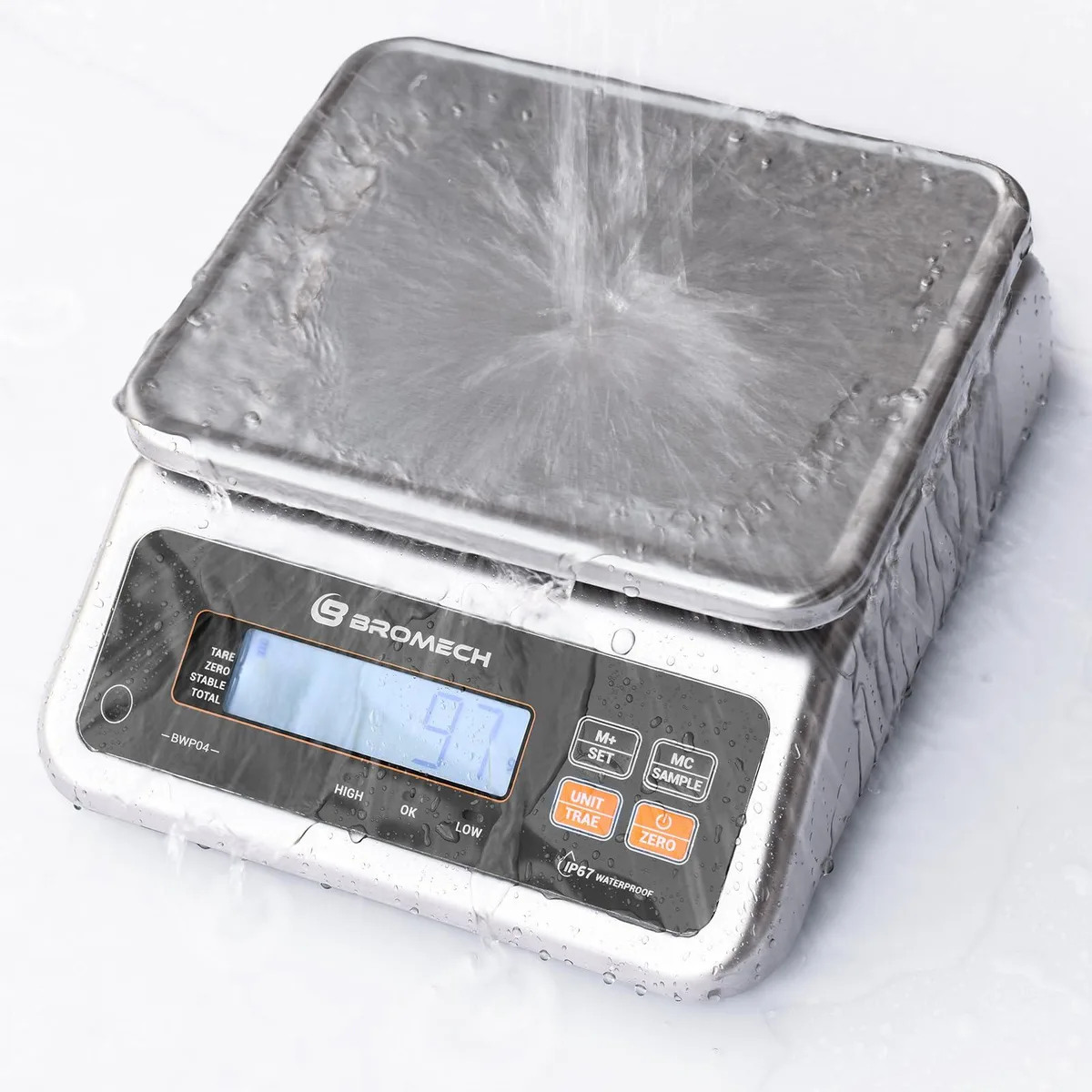  BROMECH BWP 66lb 0.002lb Stainless Steel Counter Scale — product photo