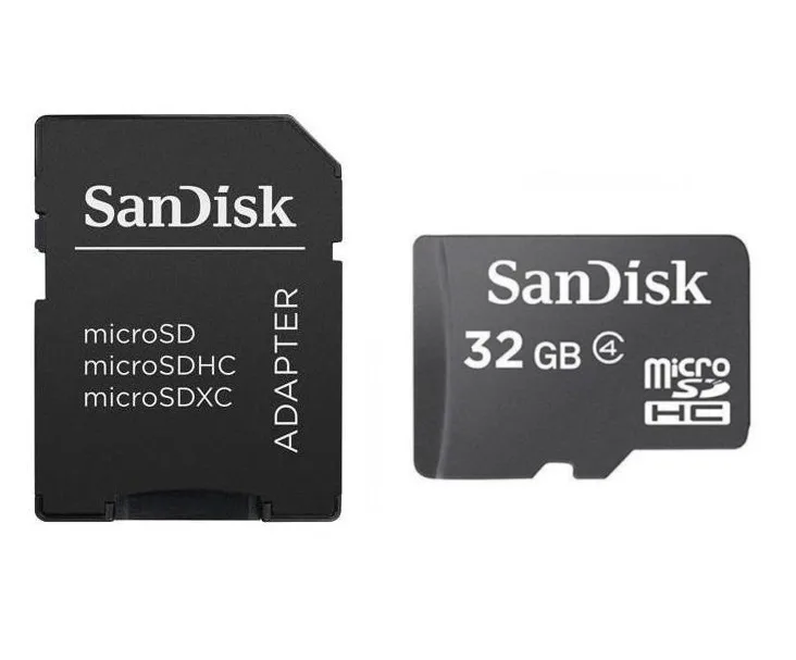 SanDisk SanDisk 32GB Class 4 microSDHC 10-pack with Adapter — product photo